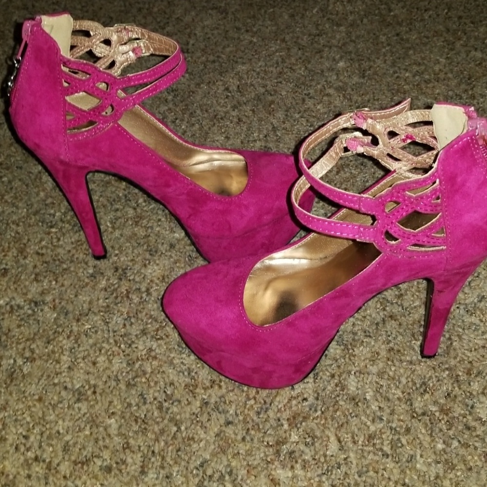 Magenta 6in heels